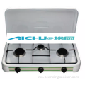 3 Burners Spray Coating Table TopGas Stove